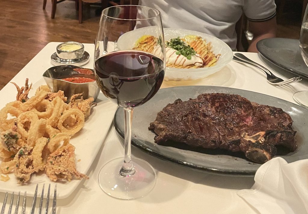 Gallagher's Steakhouseのステーキ