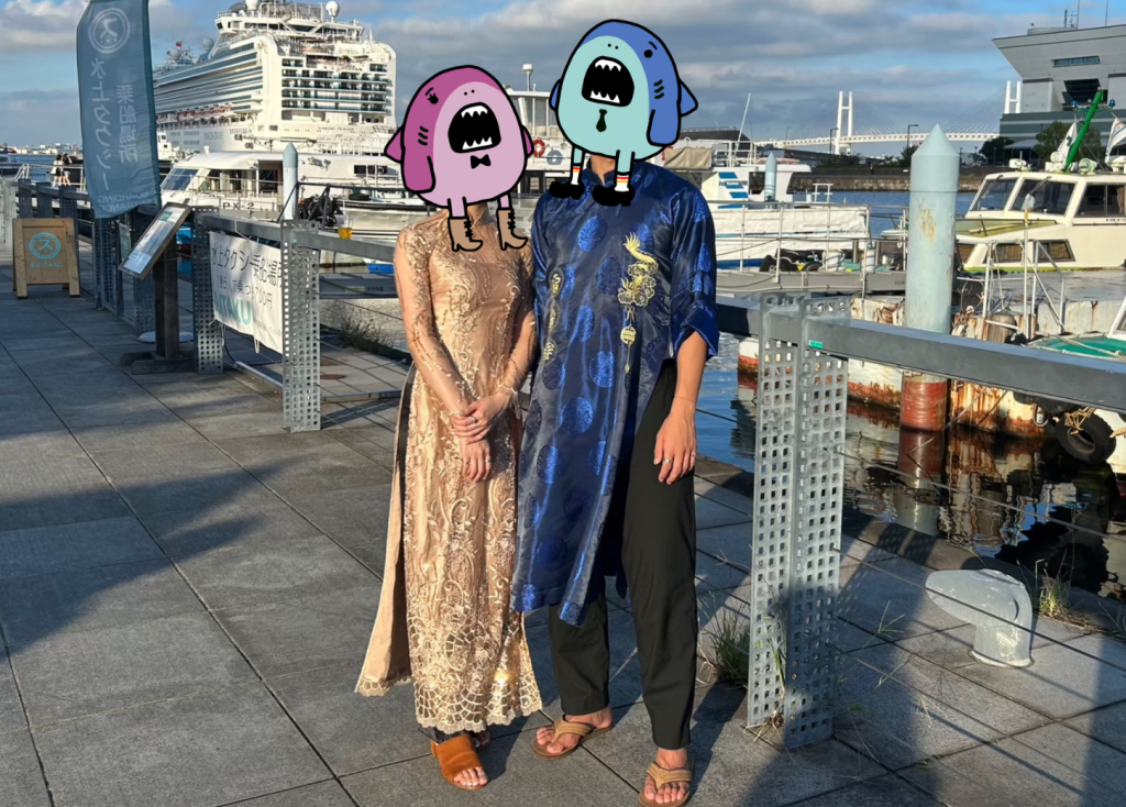 ベトナムで購入したアオザイ